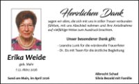 eine Anzeige
