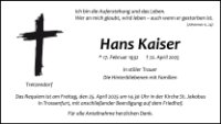 eine Anzeige